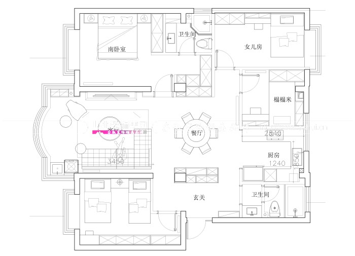 美式风格装修案例