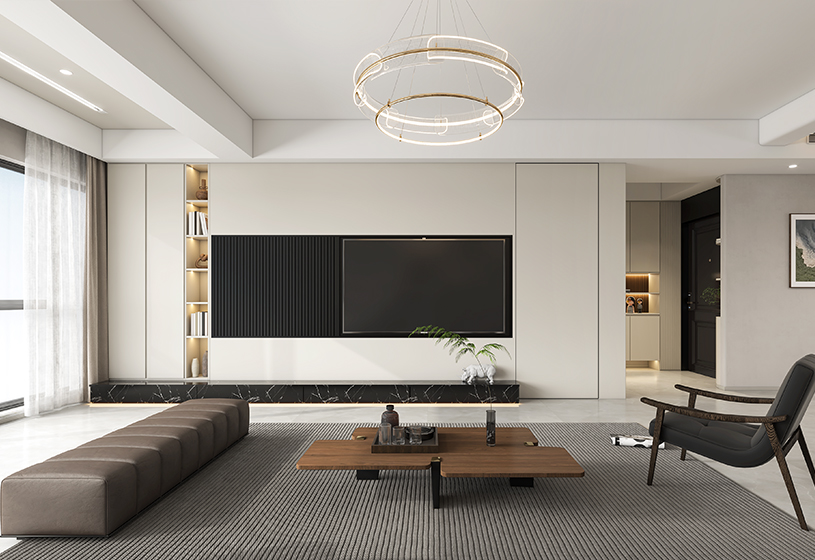 <span style='color: #ff0000'>电视背景墙</span>的不同设计方案，哪一种更适合你家？
