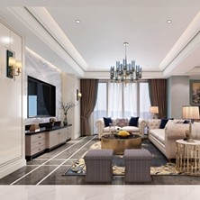 客厅<span style='color: #ff0000'>家具摆放</span>有讲究，看看你家放对了吗？山水装饰分享