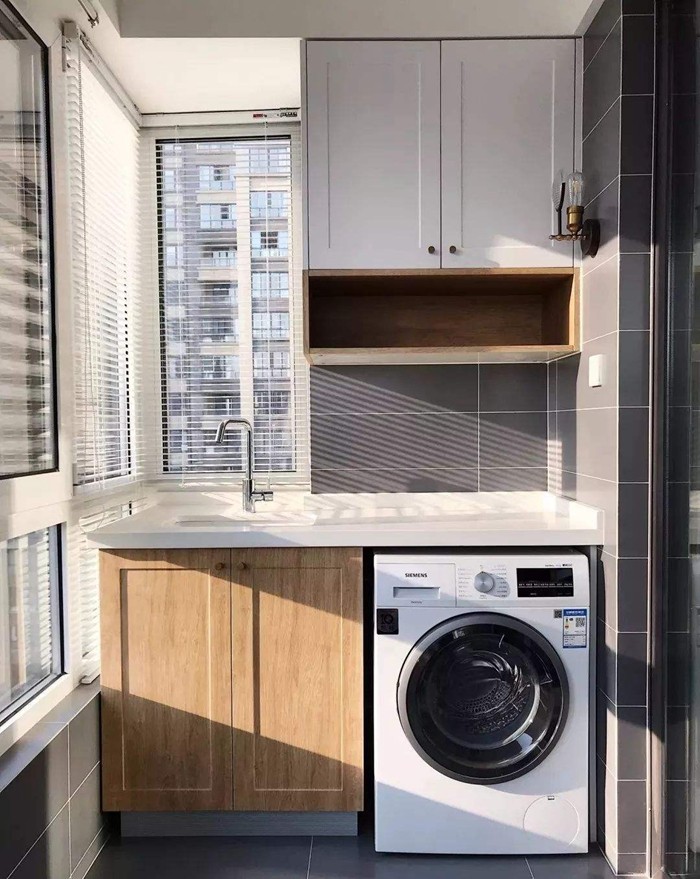 洗衣机放在哪里合适?这5个选择美观实用省空间