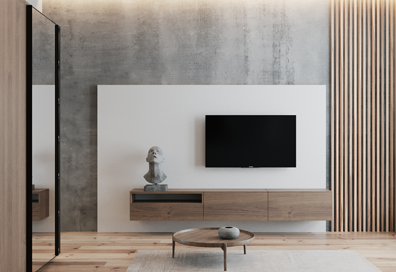 <span style='color: #ff0000'>電視背景墻</span>現在流行這樣設計，你家跟上潮流了嗎？