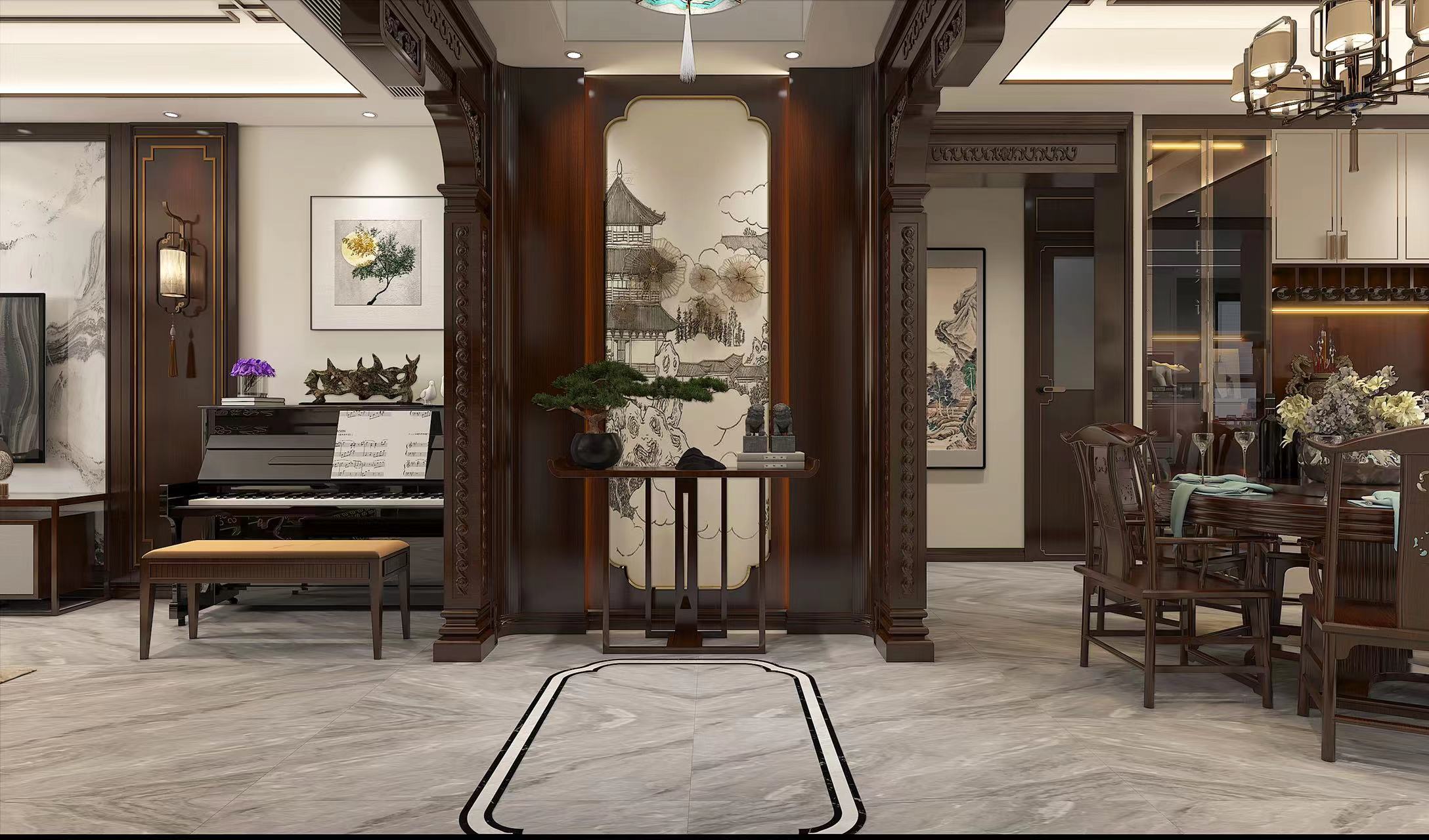 塘溪津门