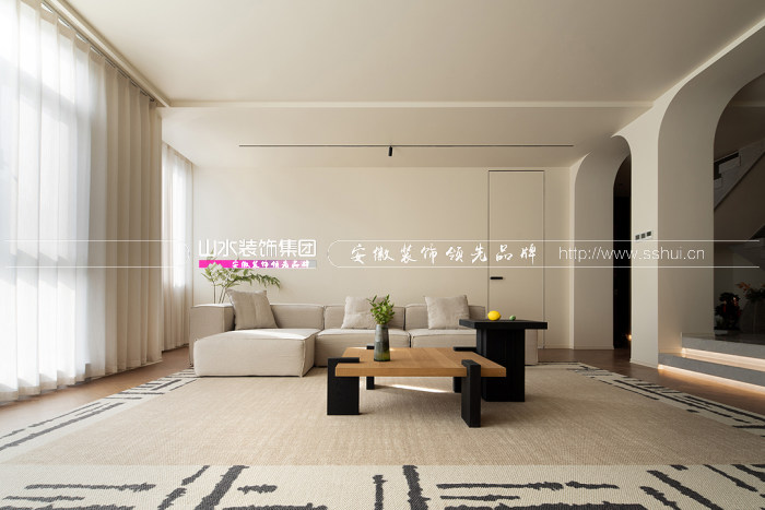  260㎡中古風(fēng)，奶油與木色交織，雕琢?xí)r光藝術(shù)，多層空間敘說生活浪漫