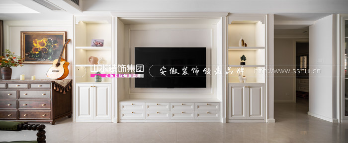 128㎡美式風新案，用細節充盈空間，微復古里藏著生活的優雅從容