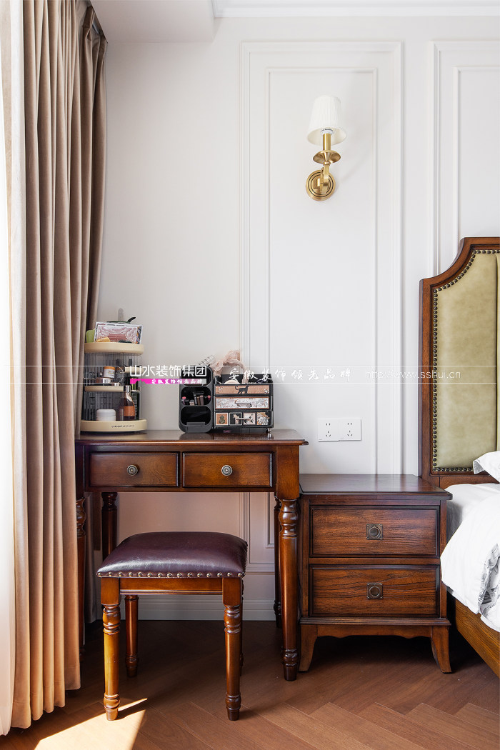 128㎡美式風新案，用細節充盈空間，微復古里藏著生活的優雅從容