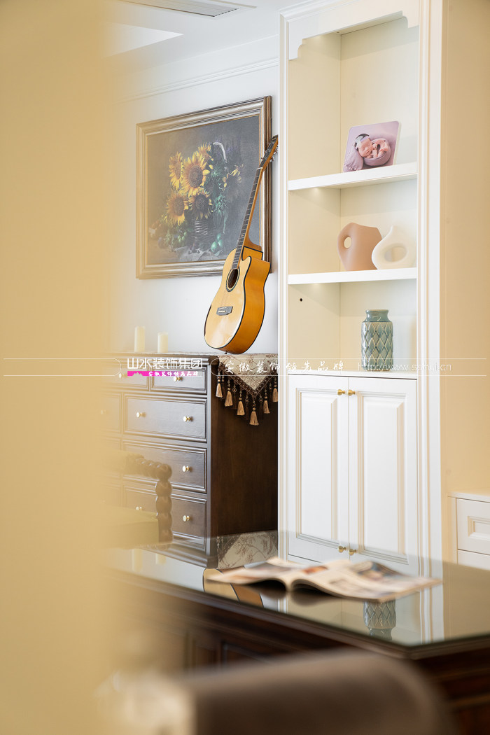 128㎡美式風新案，用細節充盈空間，微復古里藏著生活的優雅從容