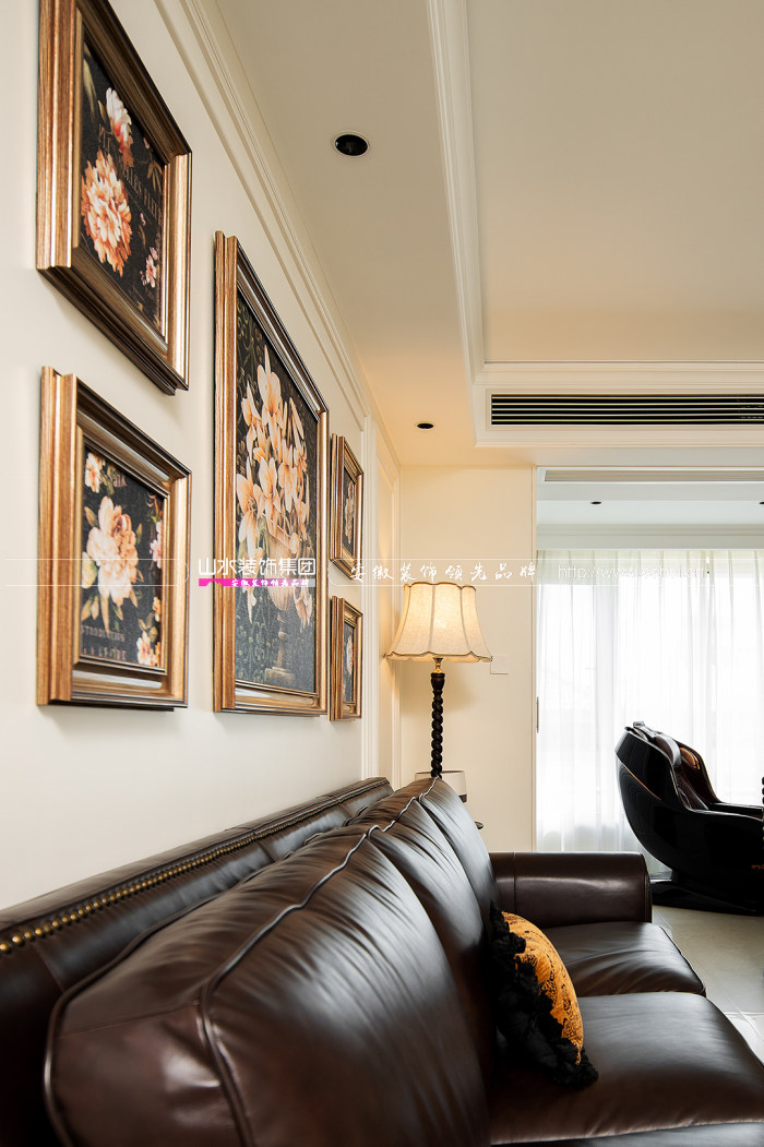 128㎡美式風新案，用細節充盈空間，微復古里藏著生活的優雅從容