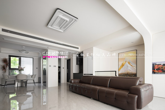 360㎡現代簡約風，打破邊界、至簡入微，細節處盡是優雅高級