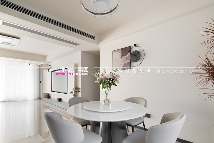 360㎡現代簡約風，打破邊界、至簡入微，細節處盡是優雅高級