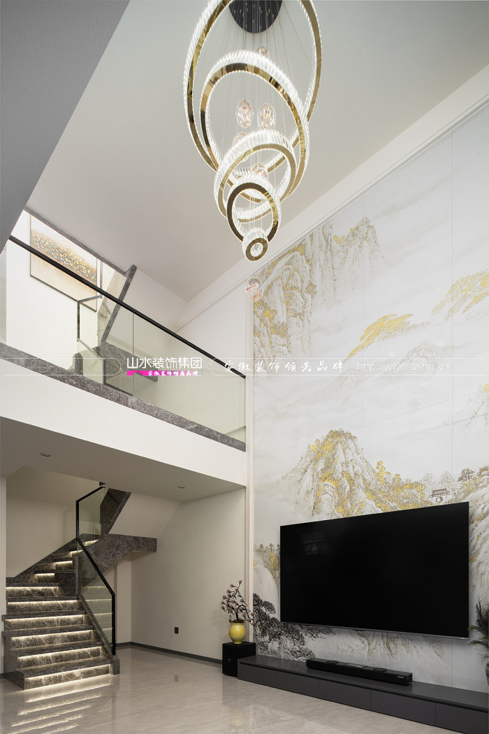 360㎡現代簡約風，打破邊界、至簡入微，細節處盡是優雅高級