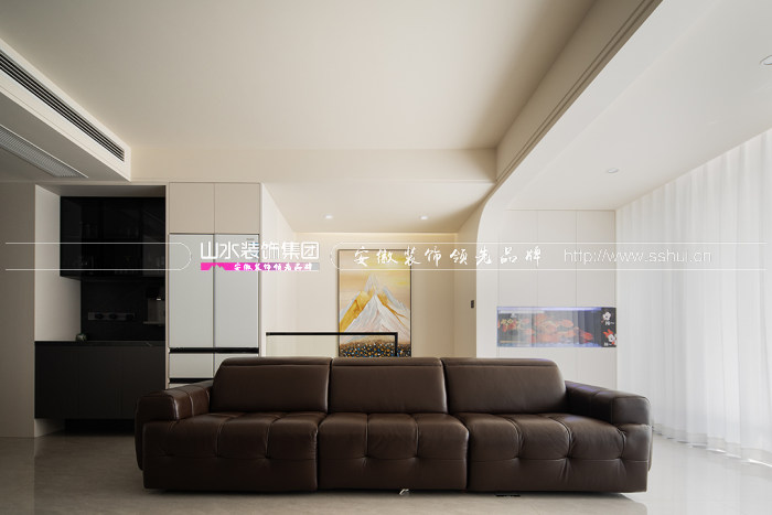 360㎡現代簡約風，打破邊界、至簡入微，細節處盡是優雅高級