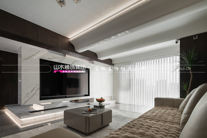 450㎡現代風頂復,石材與木質碰撞,光與影描摹空間的秩序之美 450㎡現代風頂復,石材與木質碰撞,光與影描摹空間的秩序之美