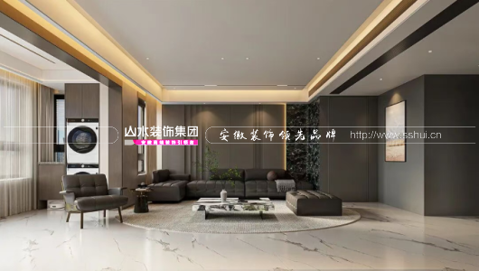 保利颍州堂悦120㎡意式风 | 奢石与光影交织，讲述不动声色的奢华
